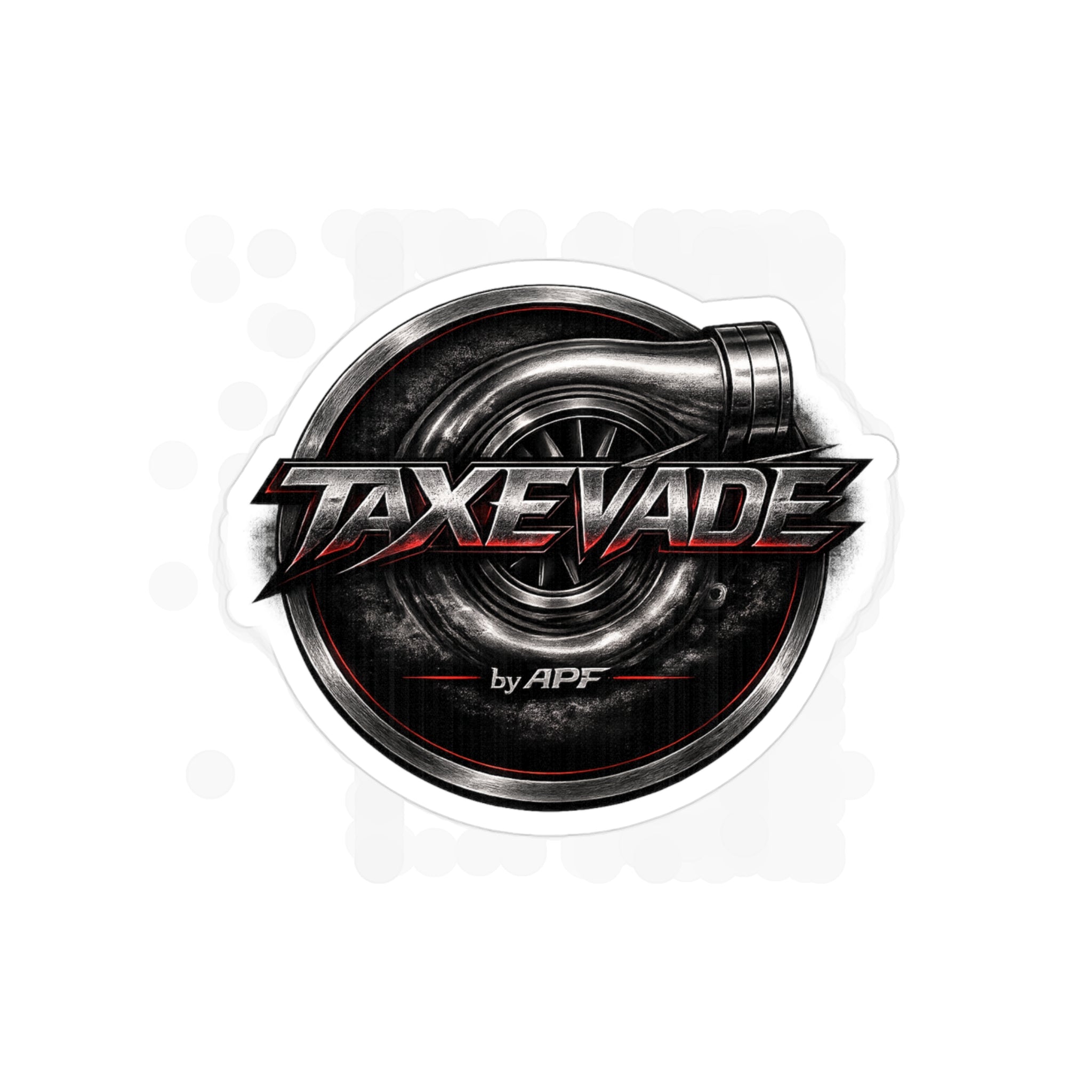 TaxEvade Nothing Stays Stock Die-Cut Decal
