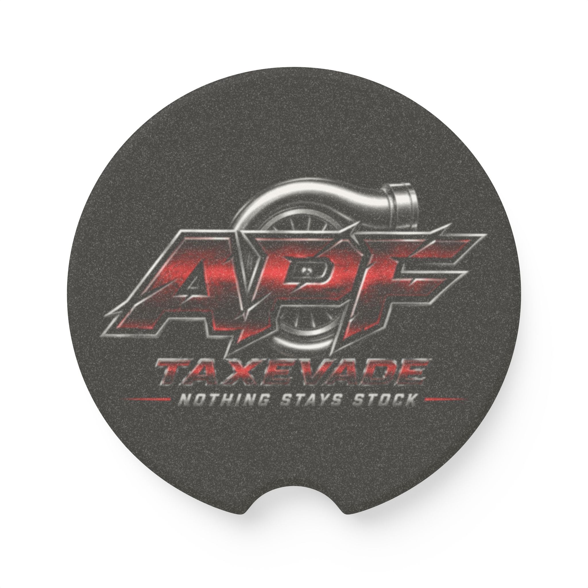 ADF Turbocharger Soapstone Car Coaster