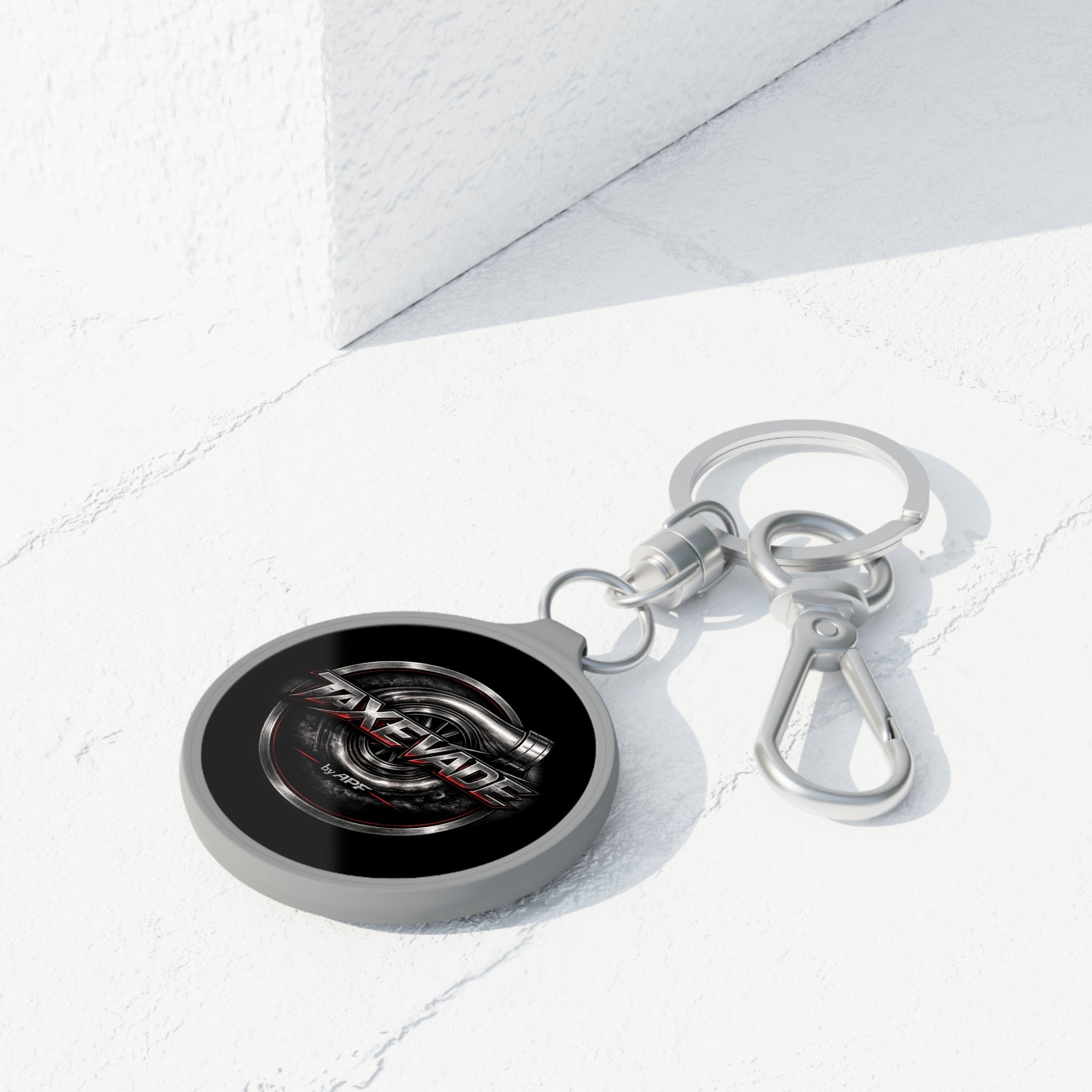 TaxEvade Signature Metal Keychain
