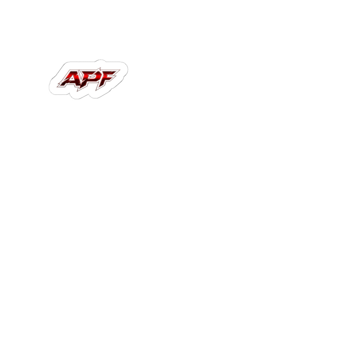 APF Logo Kiss-Cut Sticker