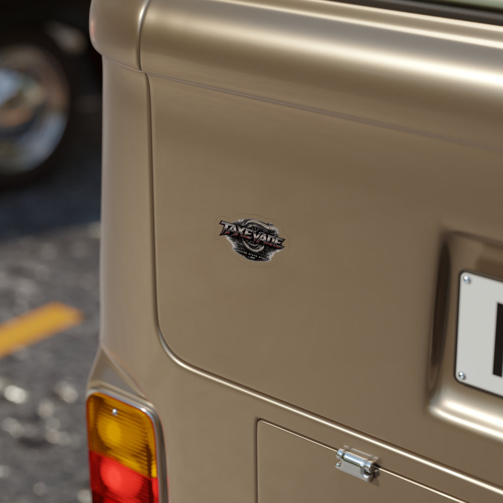 TaxEvade Nothing Stays Stock Logo Sticker
