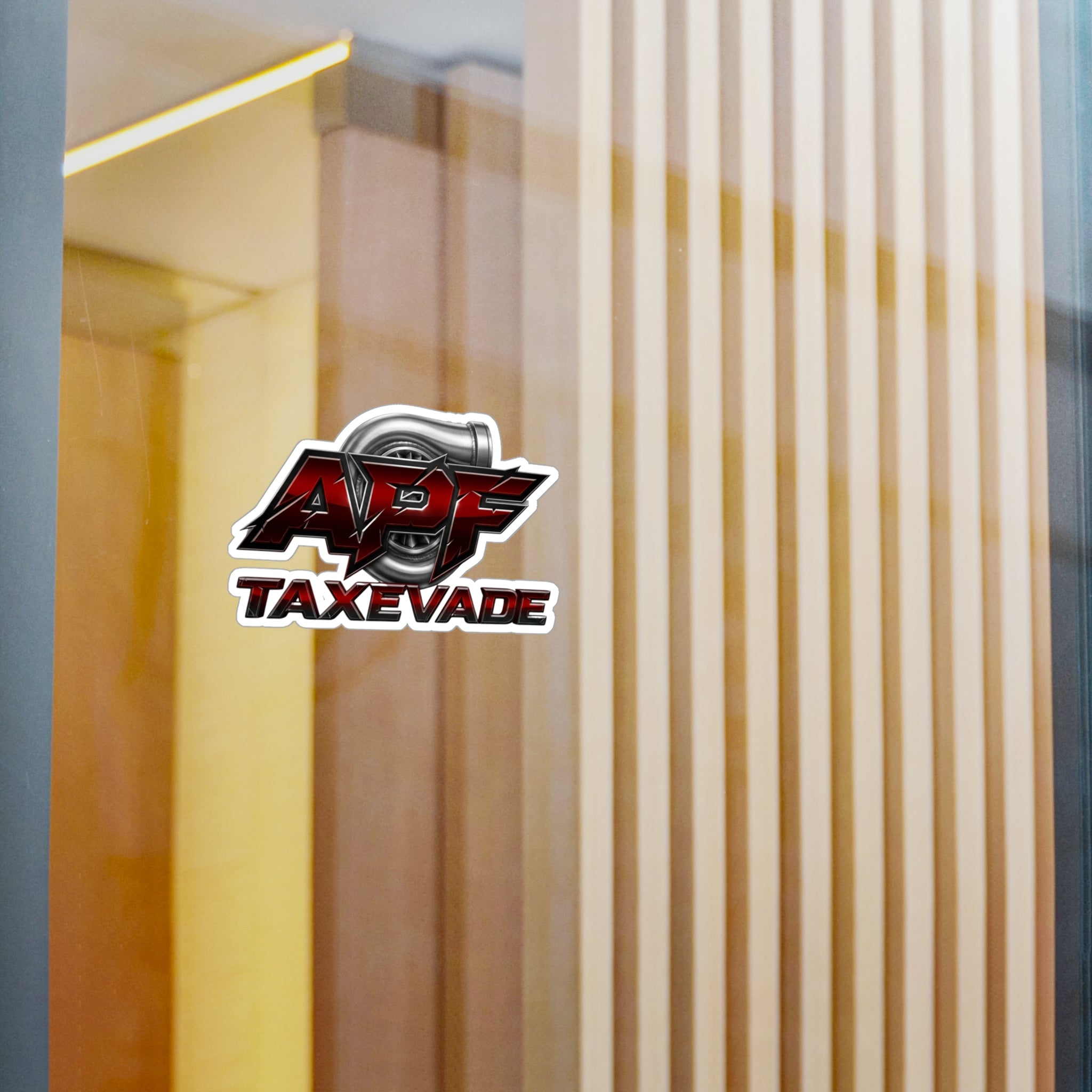 TaxEvade Turbo Decal