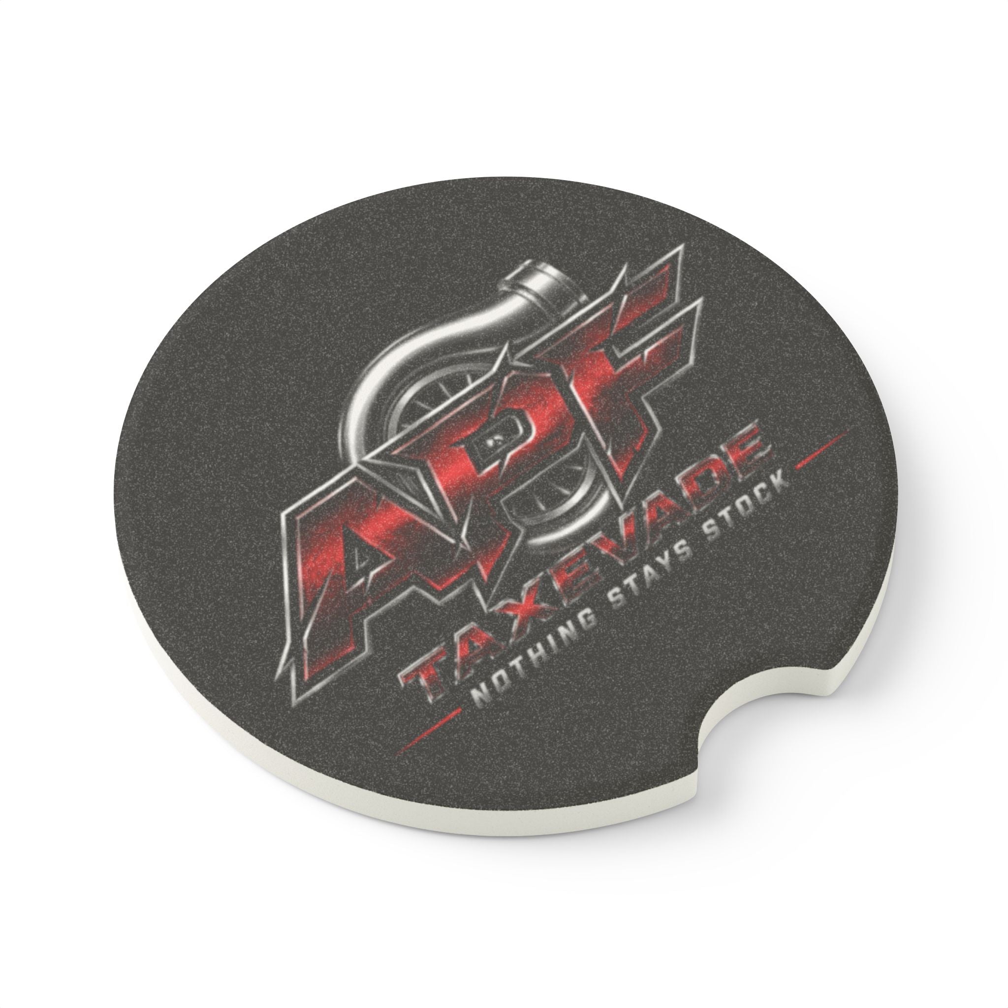 ADF Turbocharger Soapstone Car Coaster