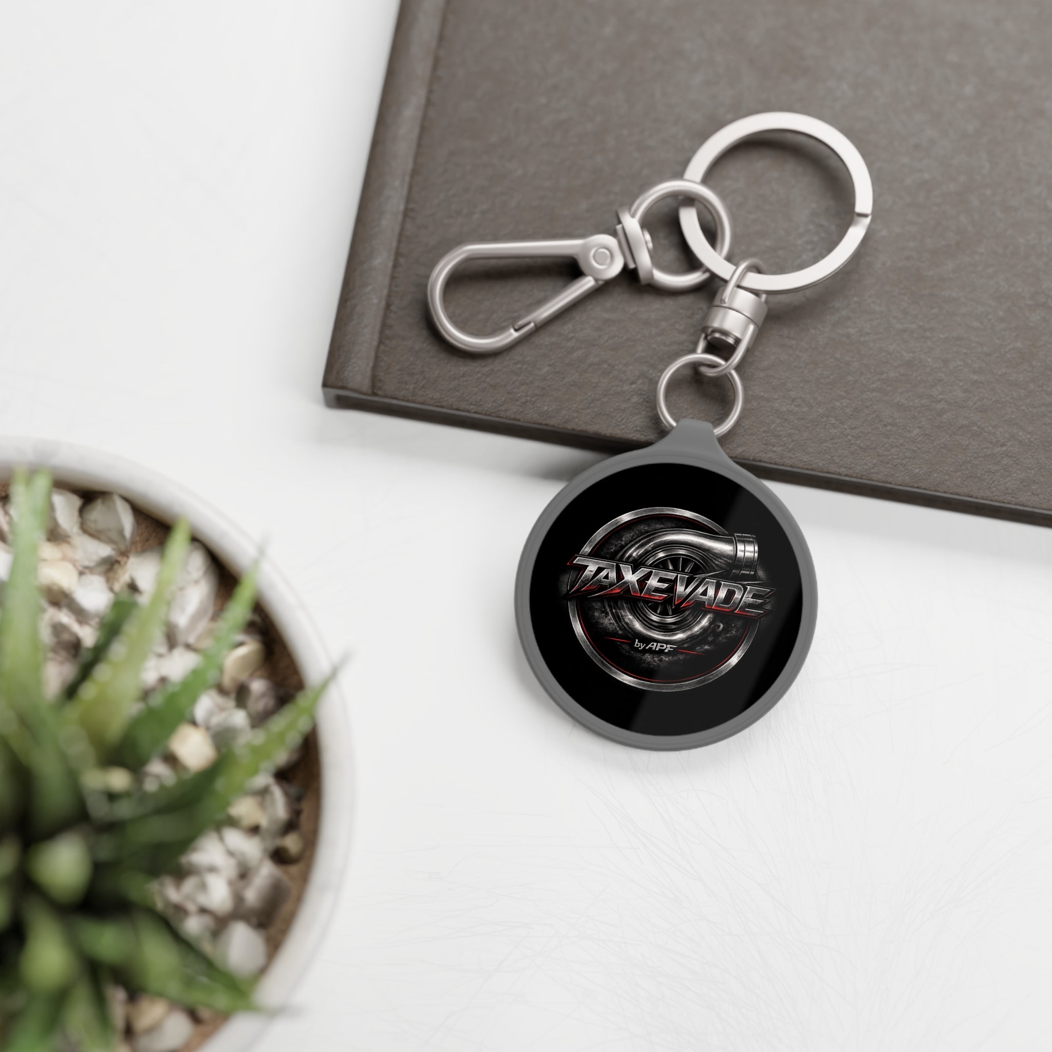 TaxEvade Signature Metal Keychain